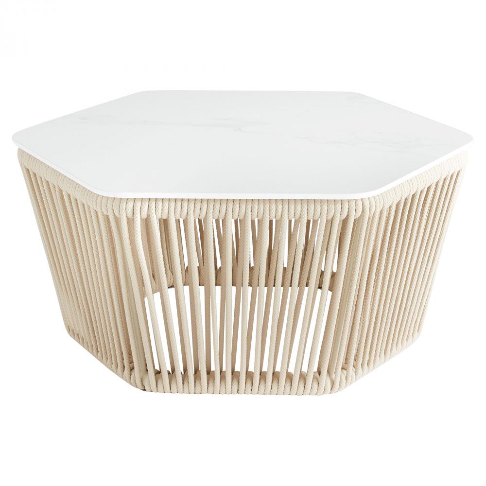 Hexagon Table|Beige|Wht