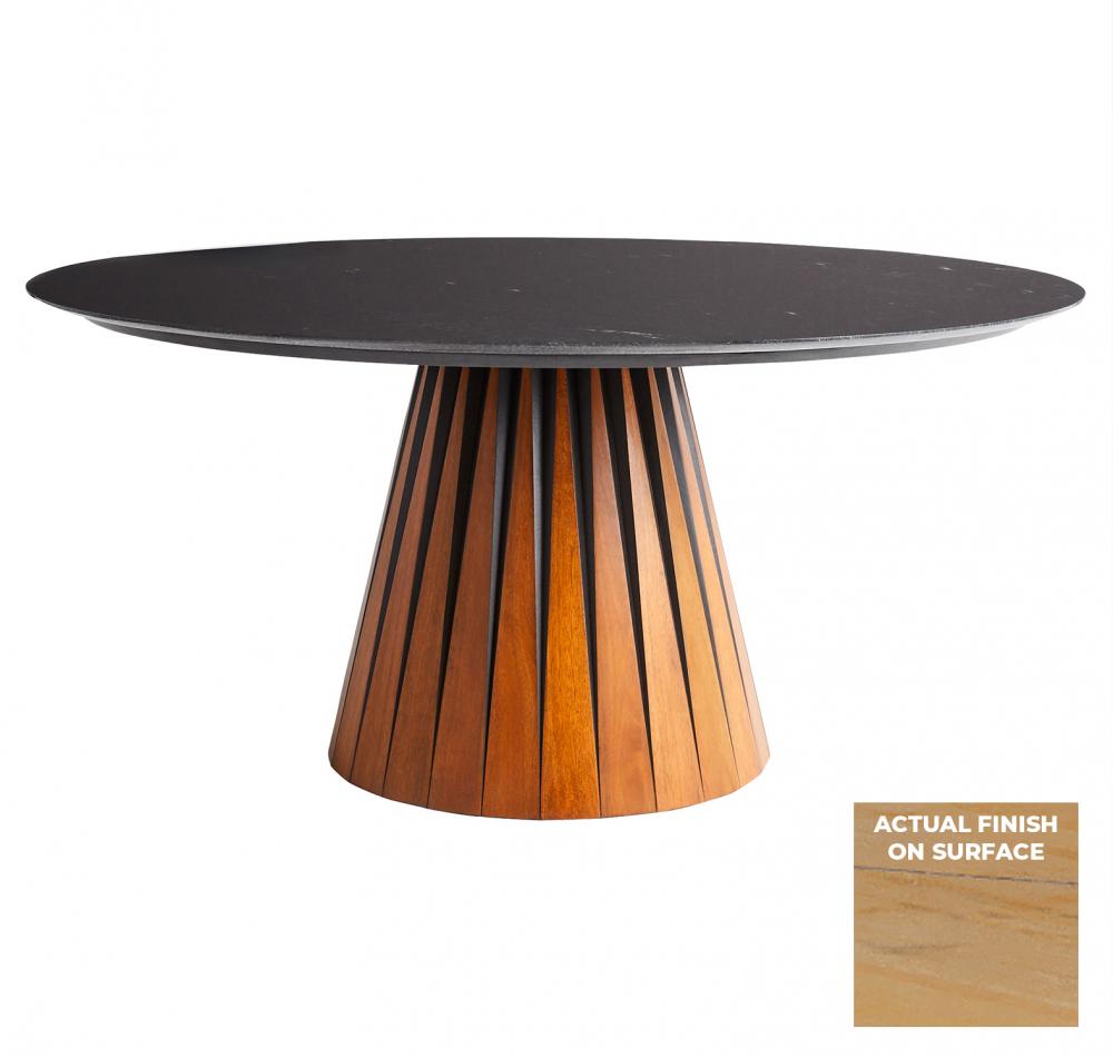Bourbon Dining Table | Medium Brown