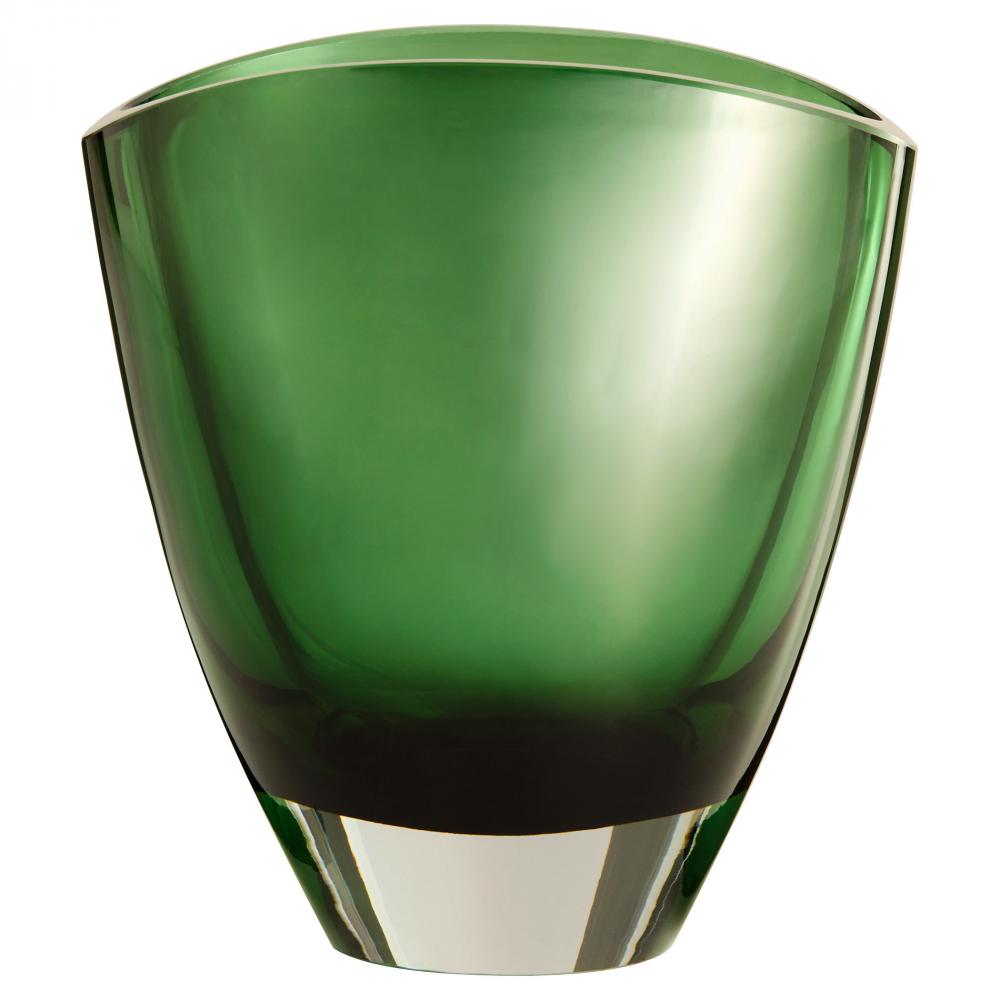 Muzo Vase | Emerald Green | Clear - Small