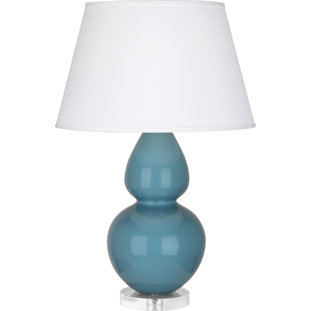 Steel Blue Double Gourd Table Lamp