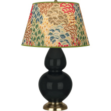 Robert Abbey OS20F - Obsidian Double Gourd Table Lamp
