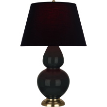 Robert Abbey OS20K - Obsidian Double Gourd Table Lamp