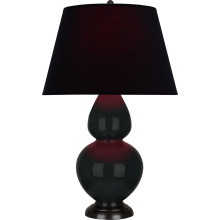 Robert Abbey OS21K - Obsidian Double Gourd Table Lamp