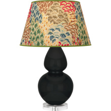 Robert Abbey OS23F - Obsidian Double Gourd Table Lamp