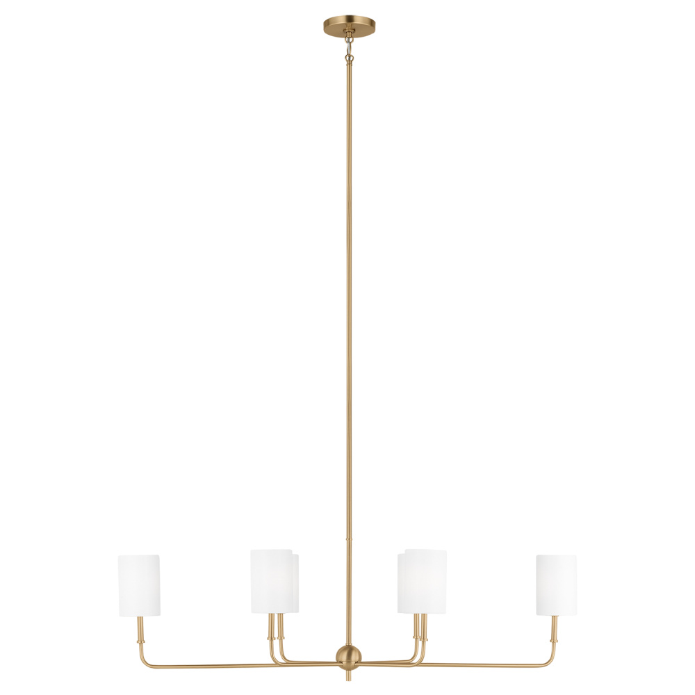 Foxdale Six Light Linear Chandelier
