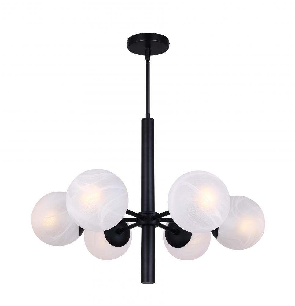 Mackenna 6 Light Rod Chandelier