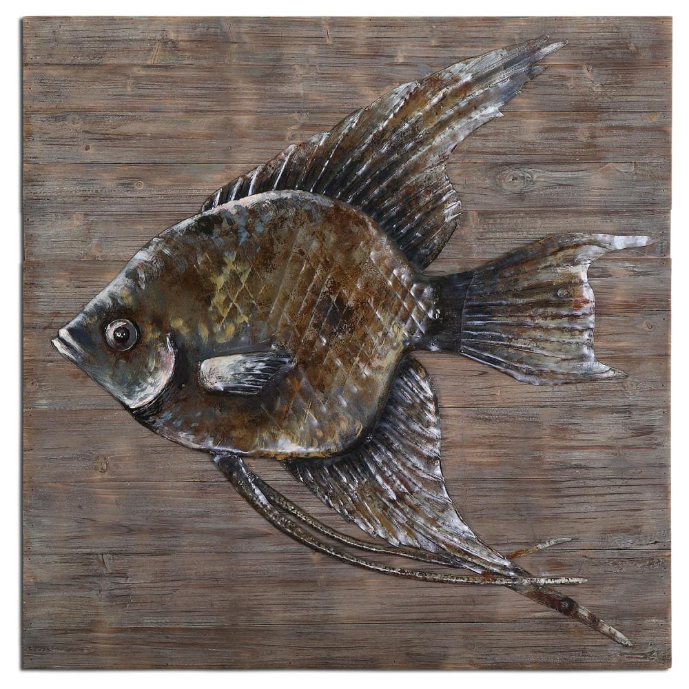 Uttermost Iron Fish Wall Art