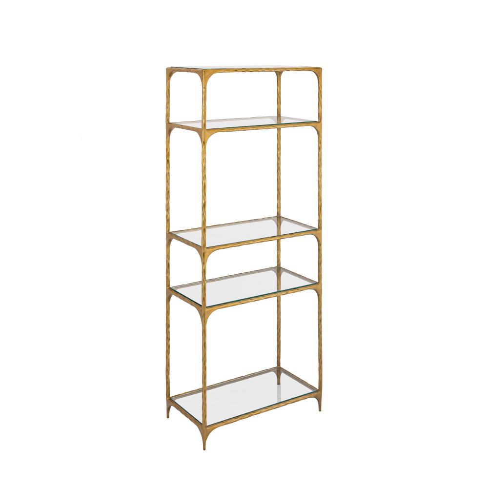 Seville Bookcase - Antique Brass